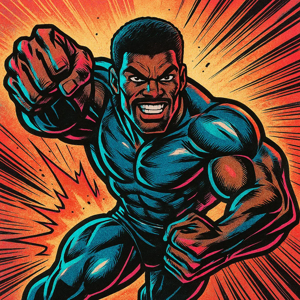Retro Comic style example